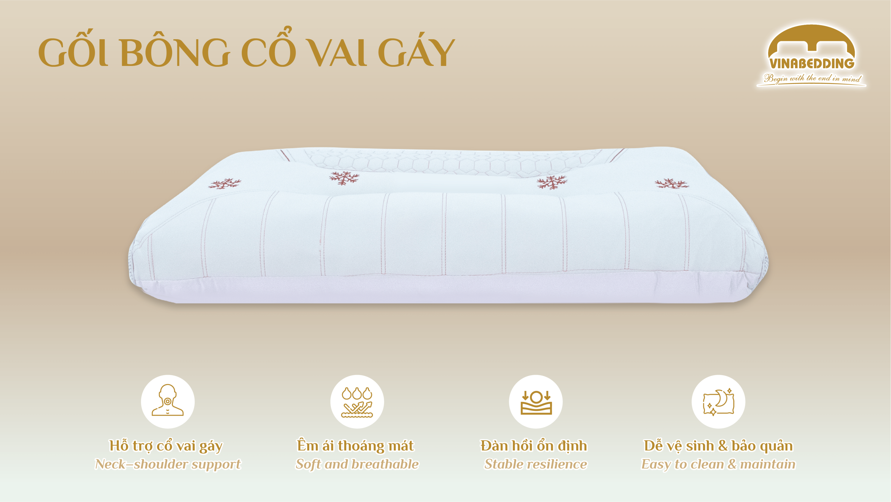 100% Polyester Fiber Pillow