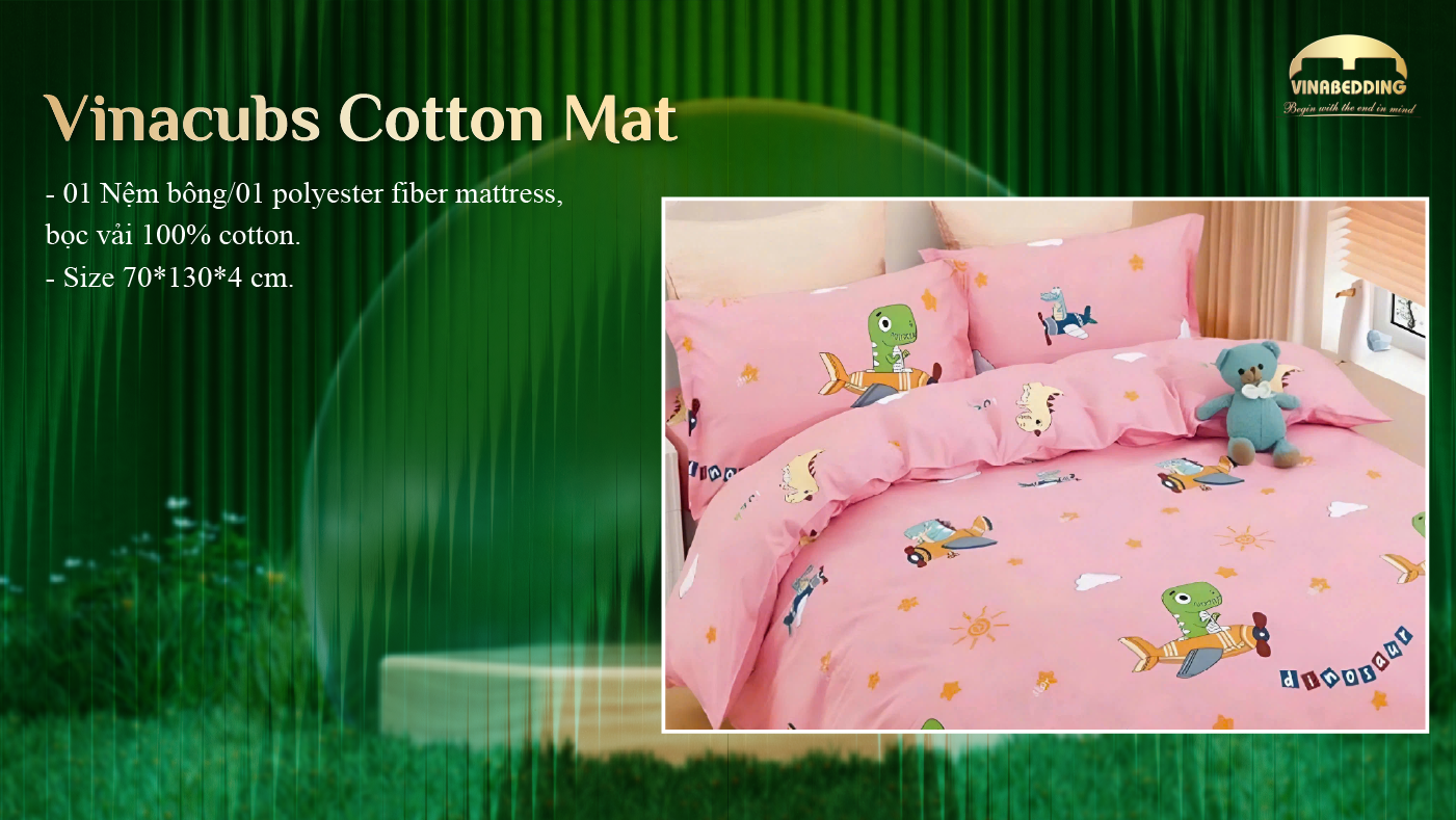 Nệm bông VinaCubs Cotton Mat