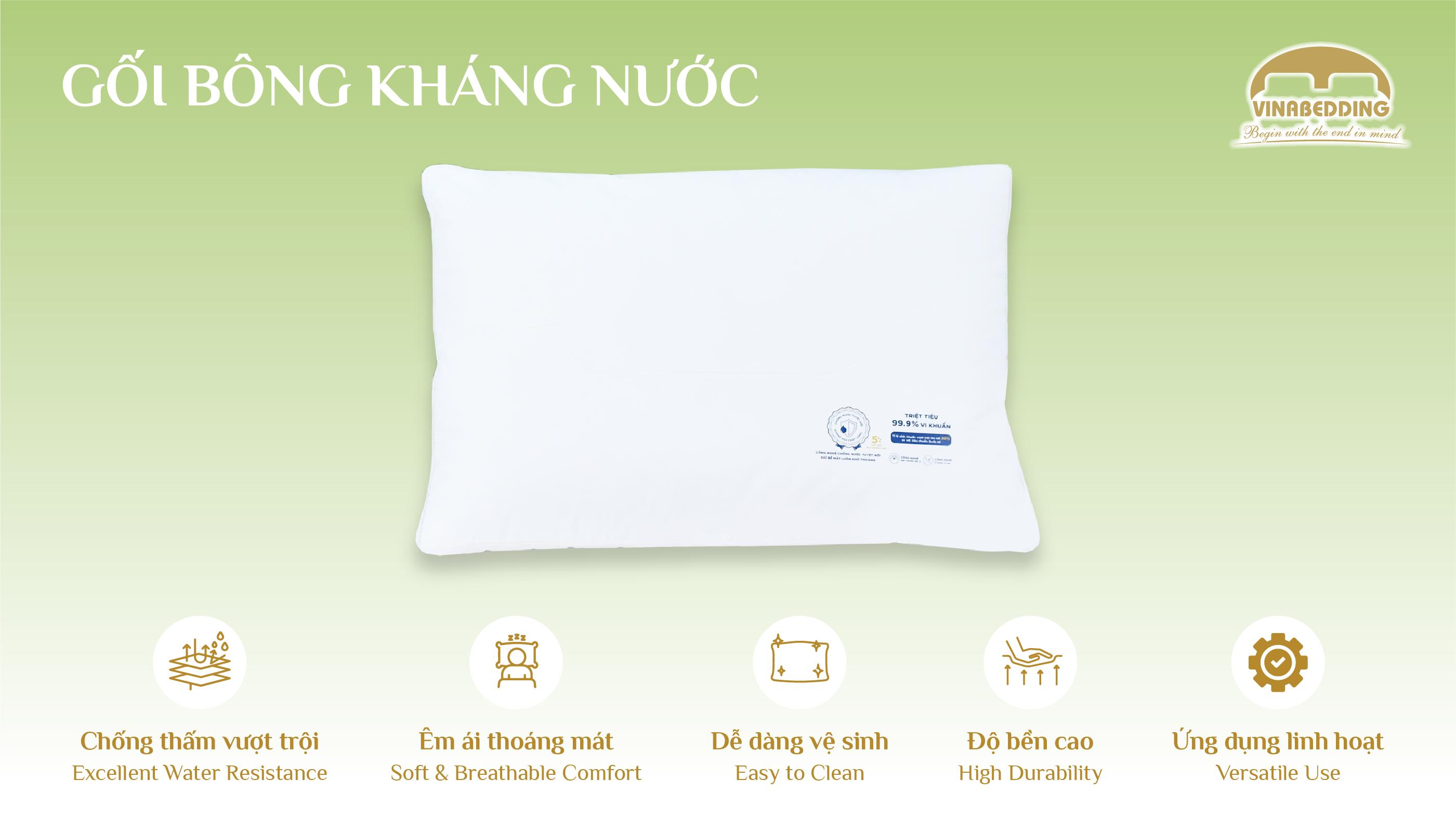 Waterproof Polyester Fiber Pillow
