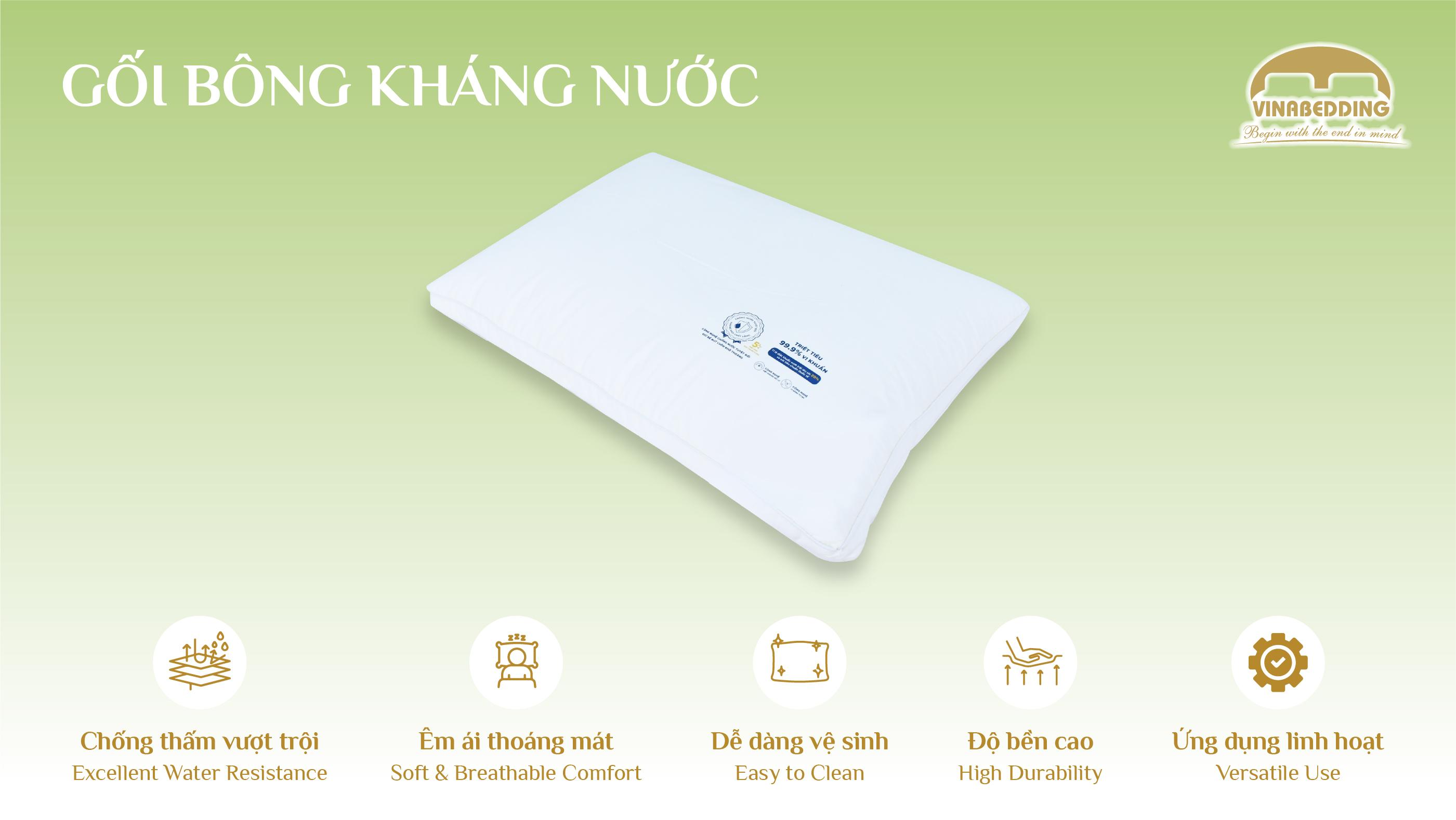 Waterproof Polyester Fiber Pillow