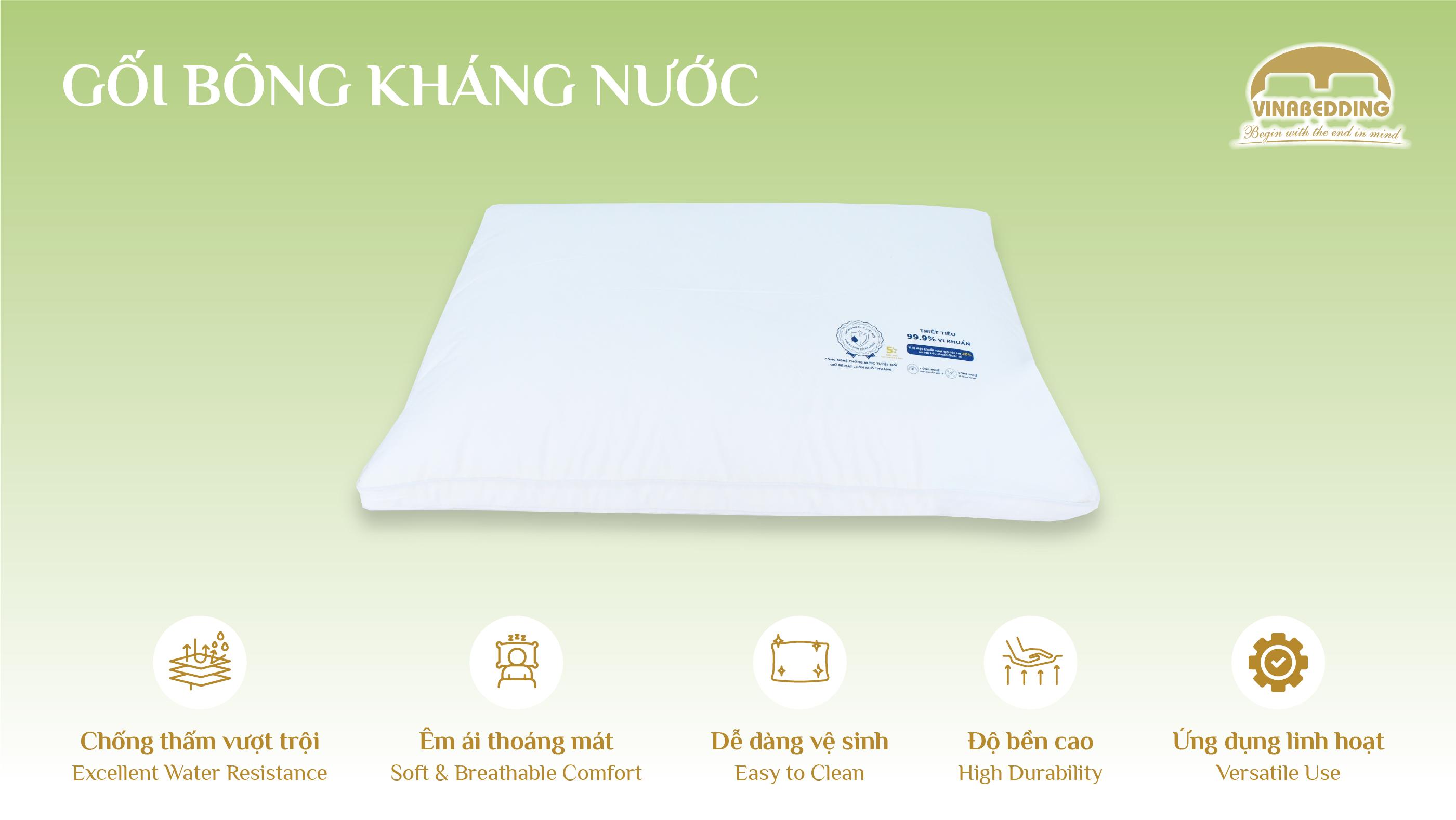 Waterproof Polyester Fiber Pillow