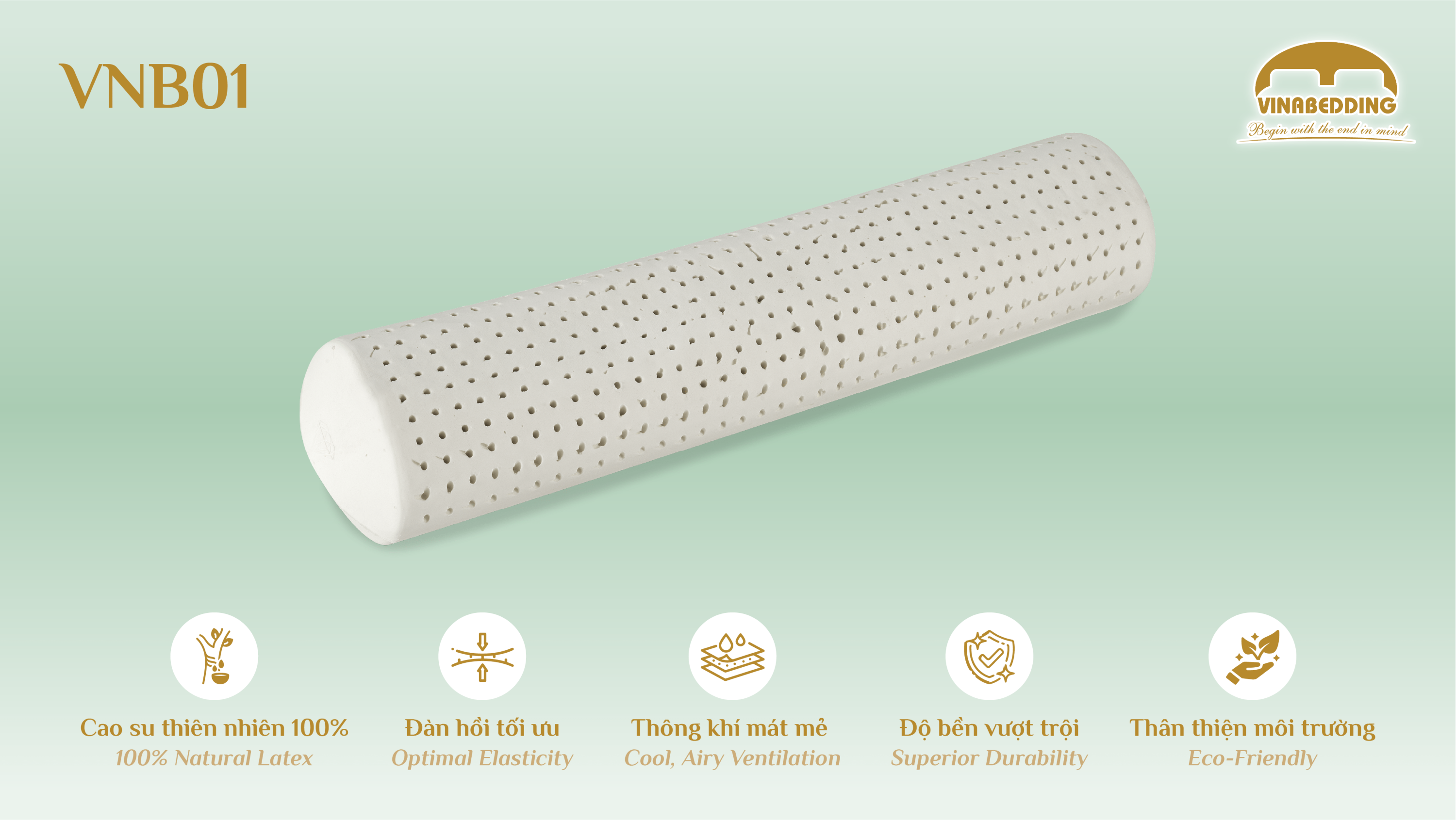 Natural Latex Pillow  - VNB01