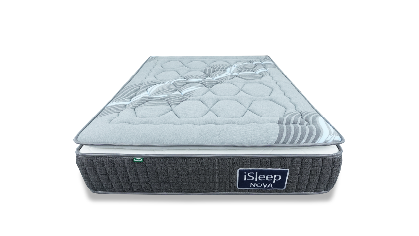 iSleep Nova Pocket Coil Mattress for Box Rolling & Pallet Package