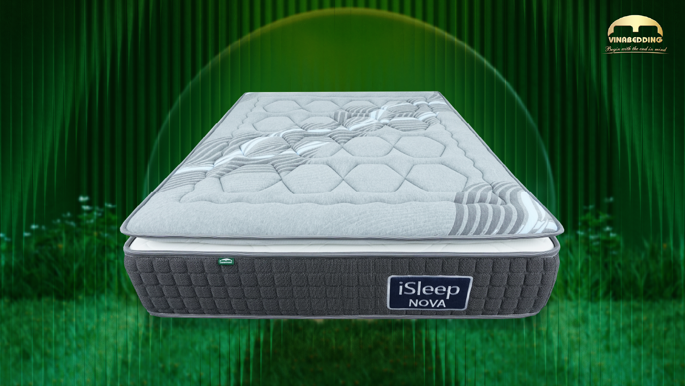 iSleep Nova Pocket Coil Mattress for Box Rolling & Pallet Package