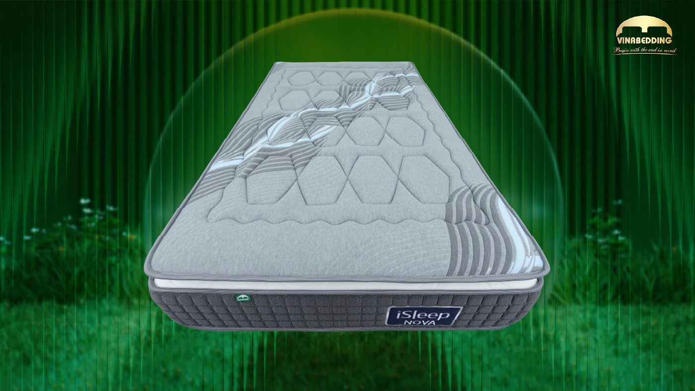 iSleep Nova Pocket Coil Mattress for Box Rolling & Pallet Package