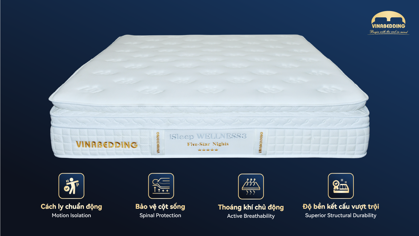 iSleep WELLNESS 3 Mattress