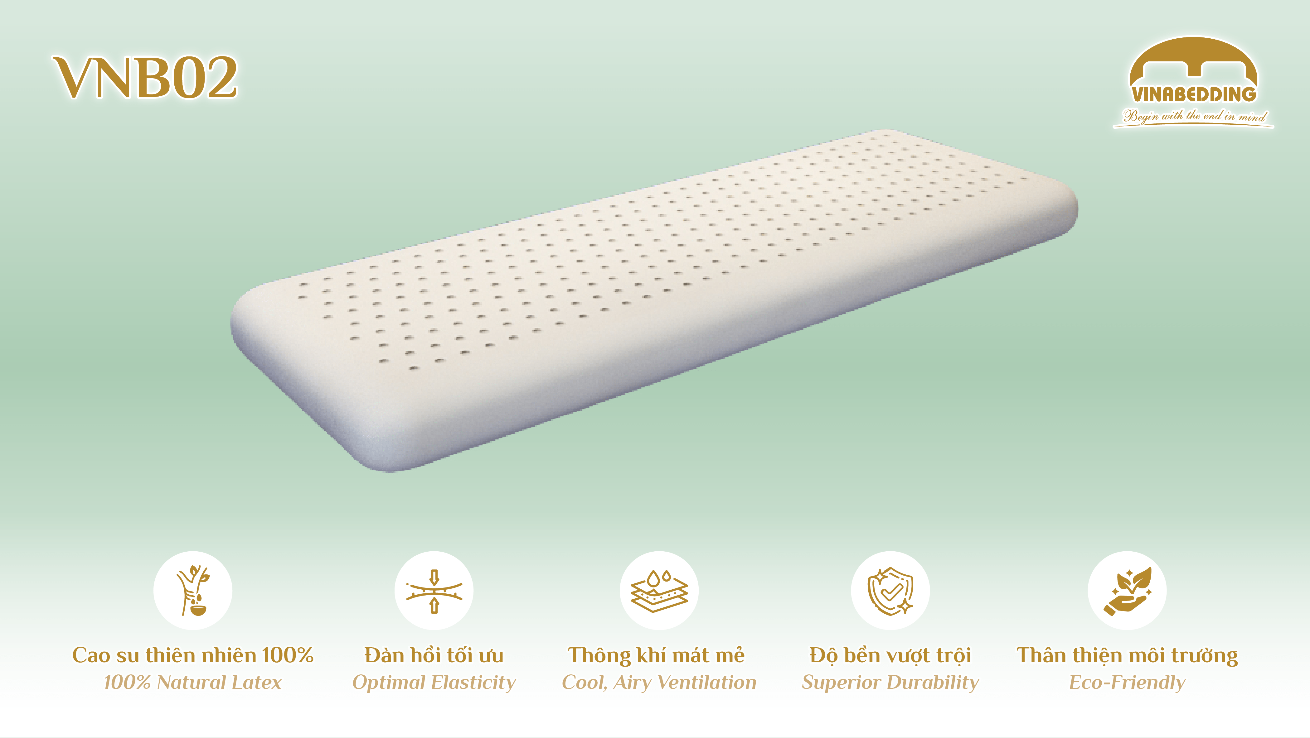 VINACLOUD 天然乳胶枕系列 02