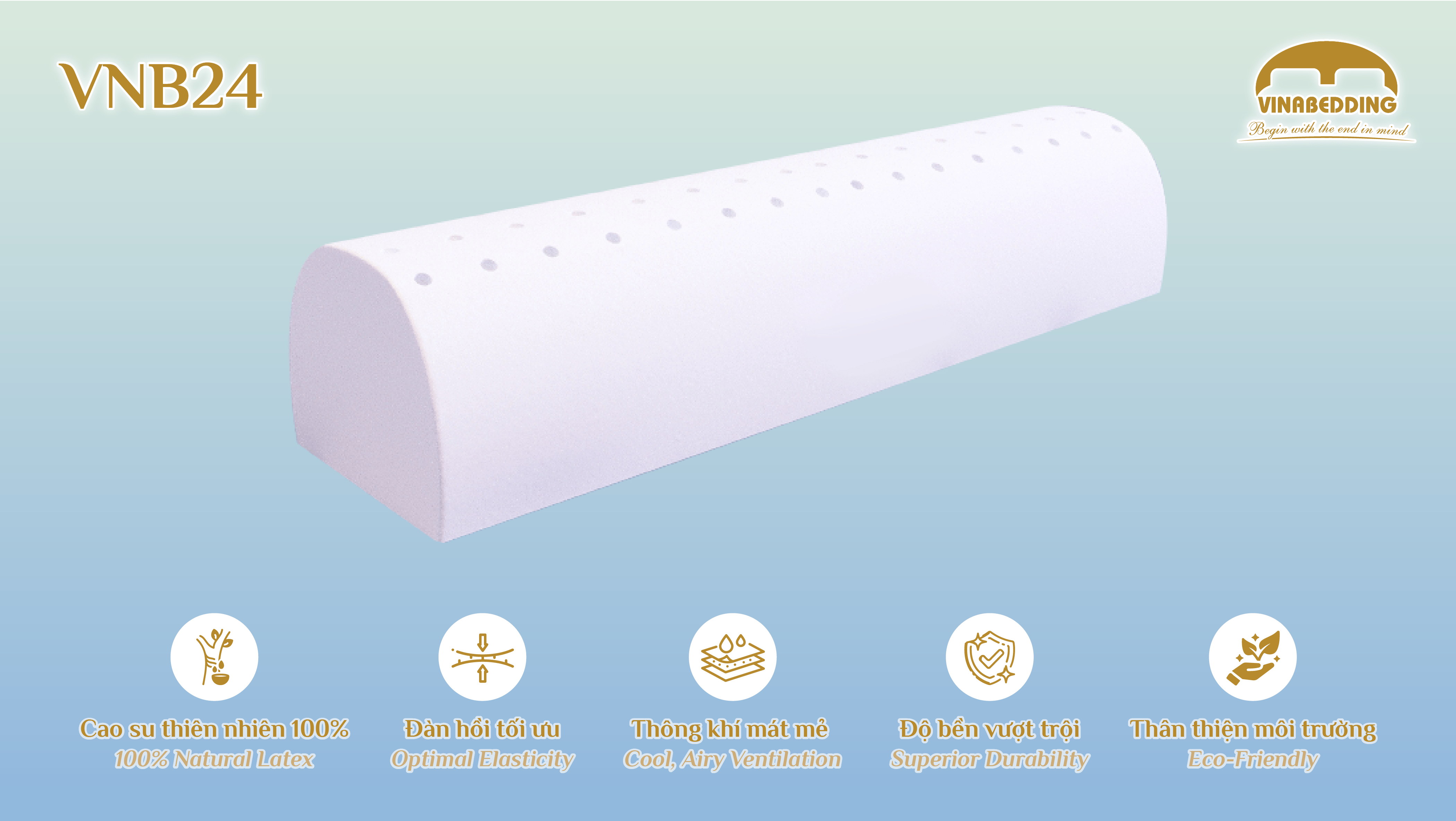 VINACLOUD 天然乳胶枕系列 24