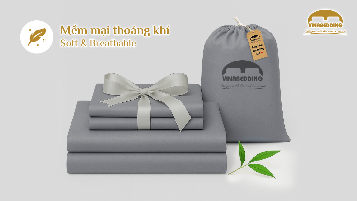 BST CHĂN DRAP HIỆN ĐẠI  (Freesize Bedding Set)