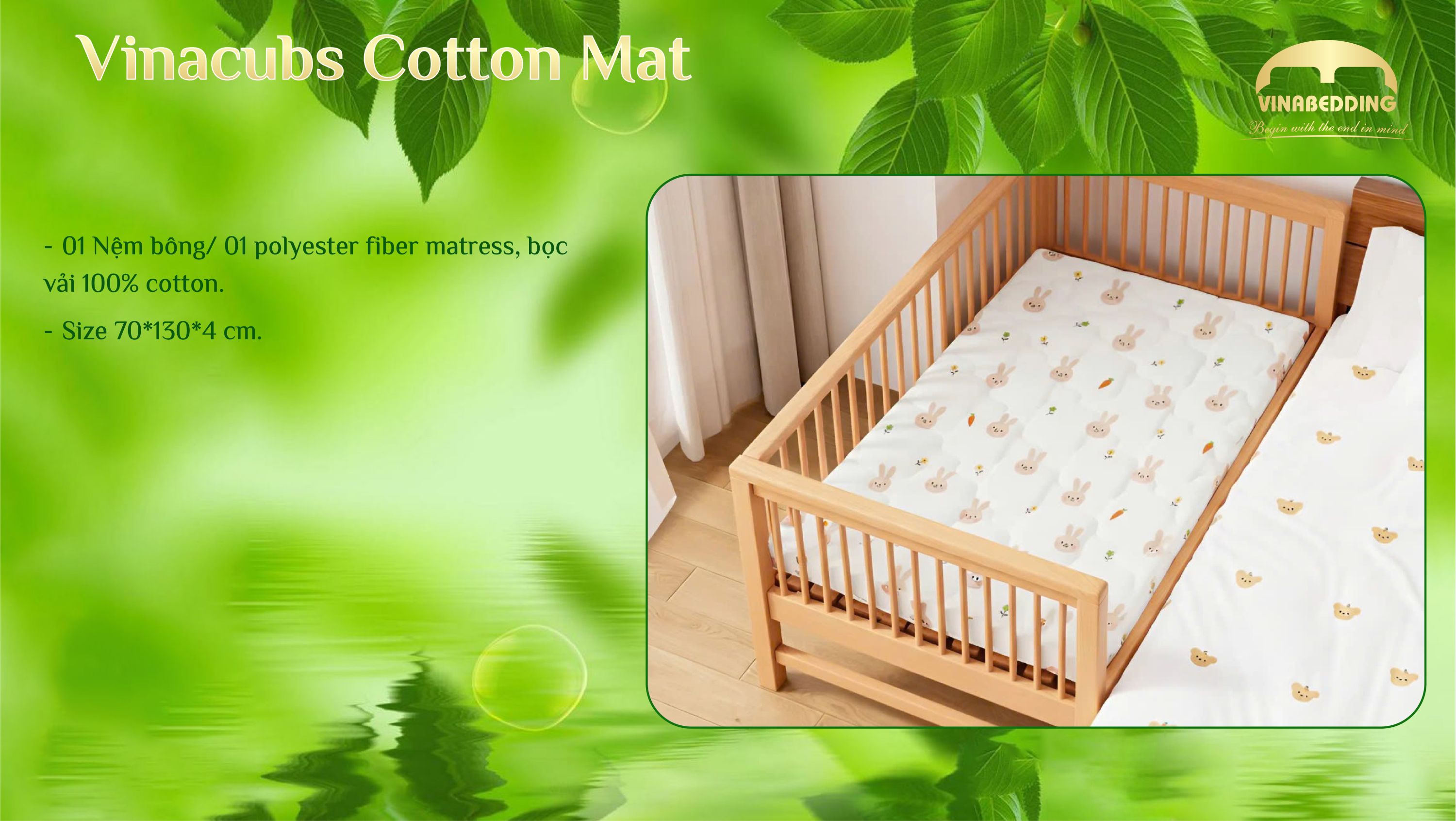 VinaCubs Cotton Mat